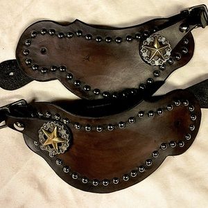 New sheriff in town custom spur straps.